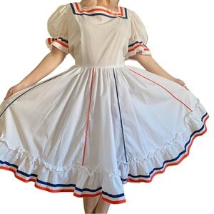 1960s Handmade Square Dancing Dress
